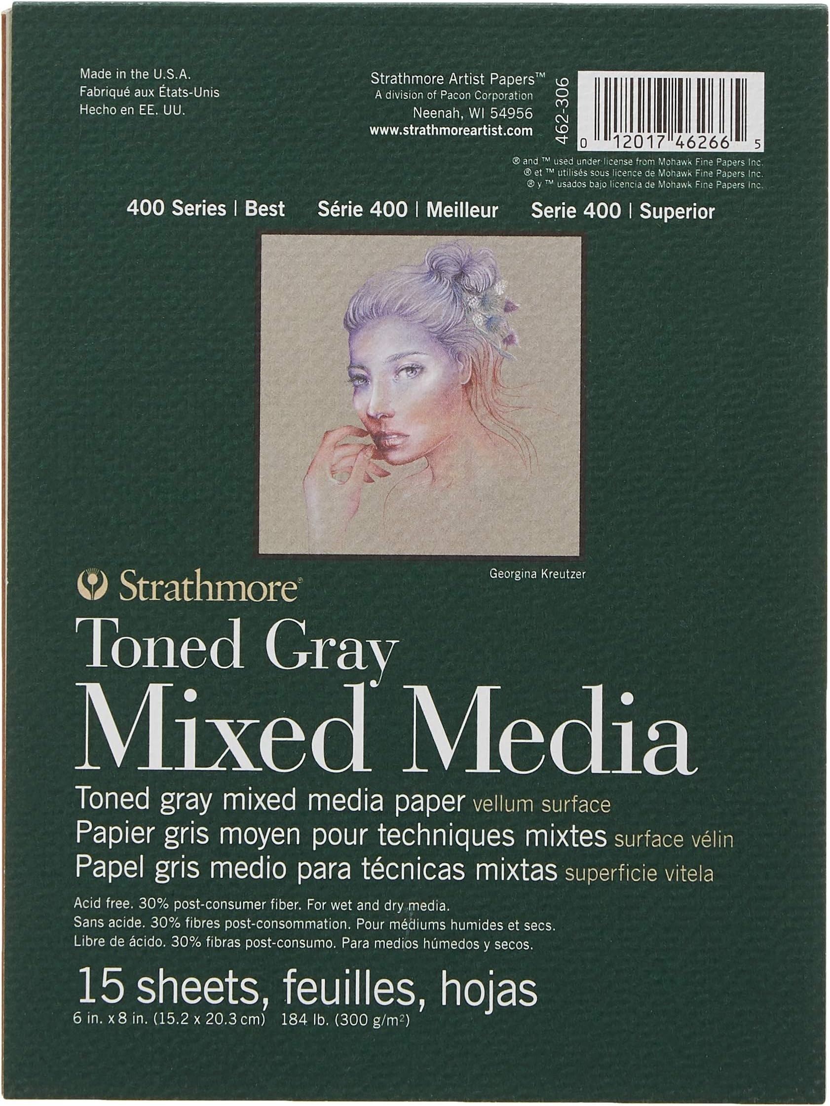 Strathmore 400 Series Mixed Media Pad - 11x14 Inch, 40 Sheets